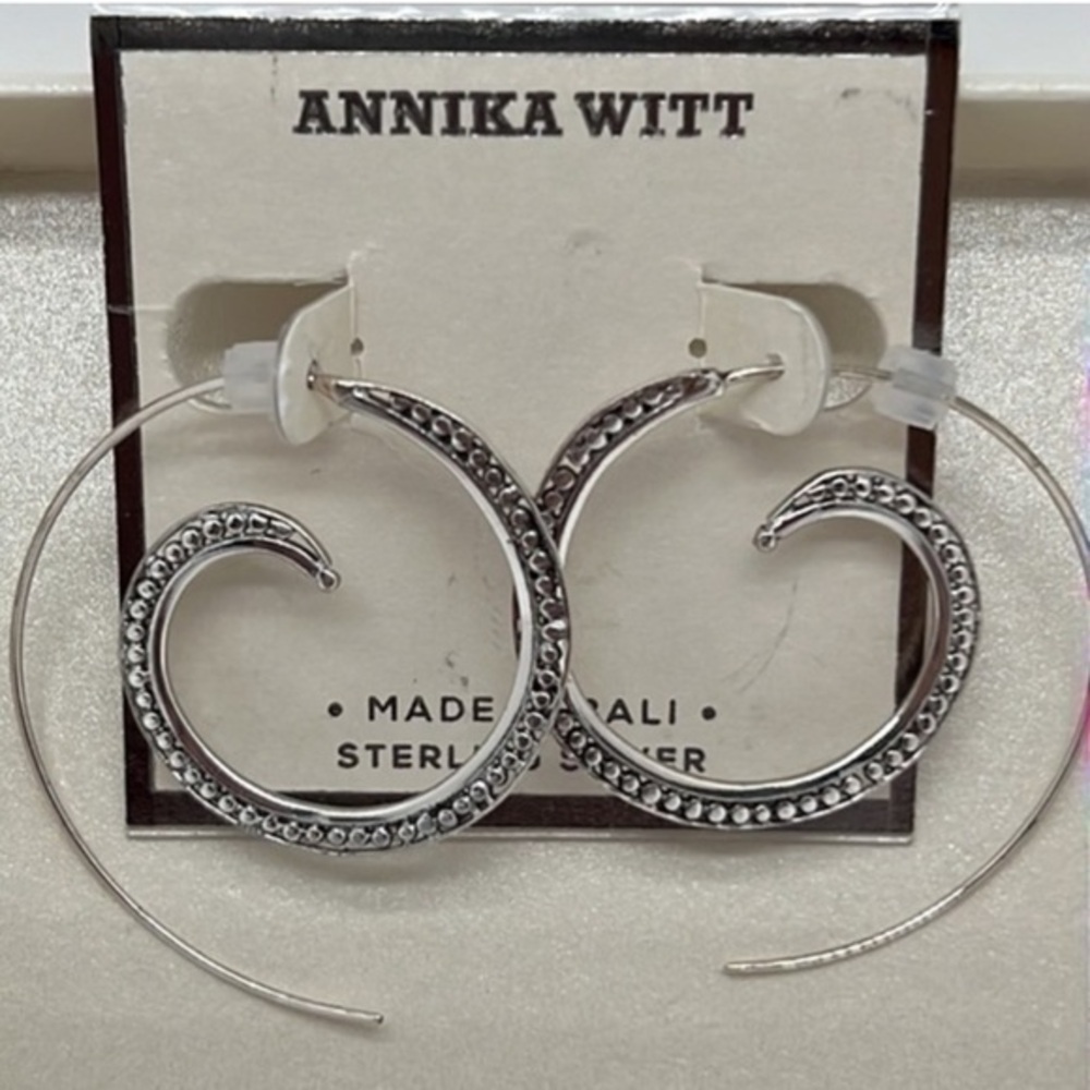 Annika Witt Spiral Sterling silver Earrings